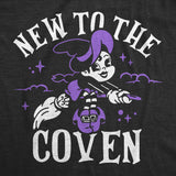 New To The Coven Baby Bodysuit Funny Sarcastic Witch Graphic Novelty Halloween Jumper For Infants