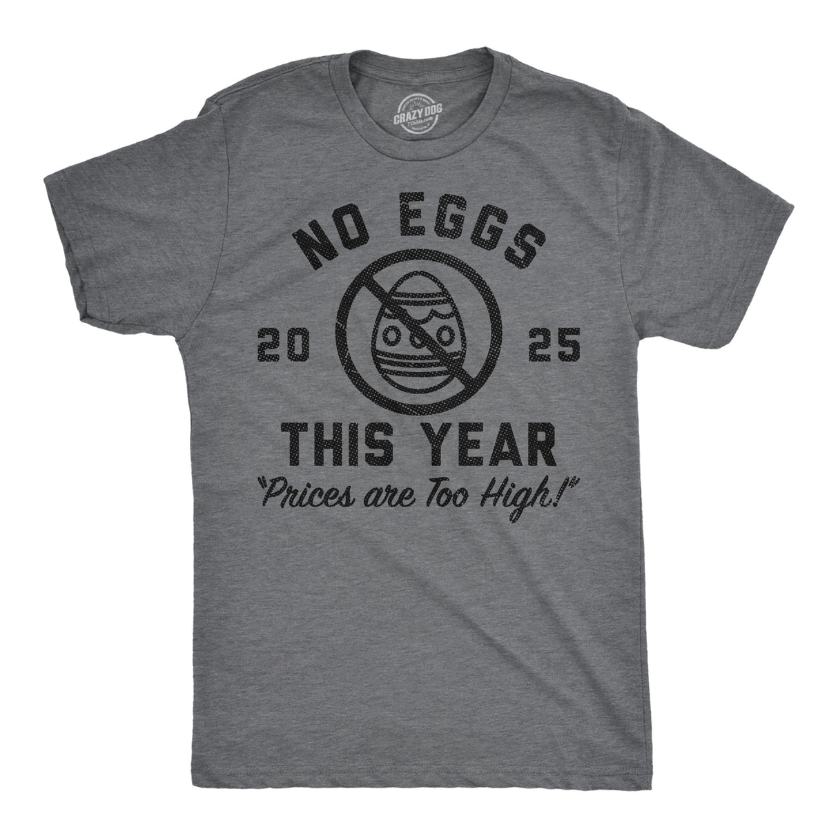 Mens Funny T Shirts No Eggs This Year Sarcastic Easter Graphic Novelty Tee for Men