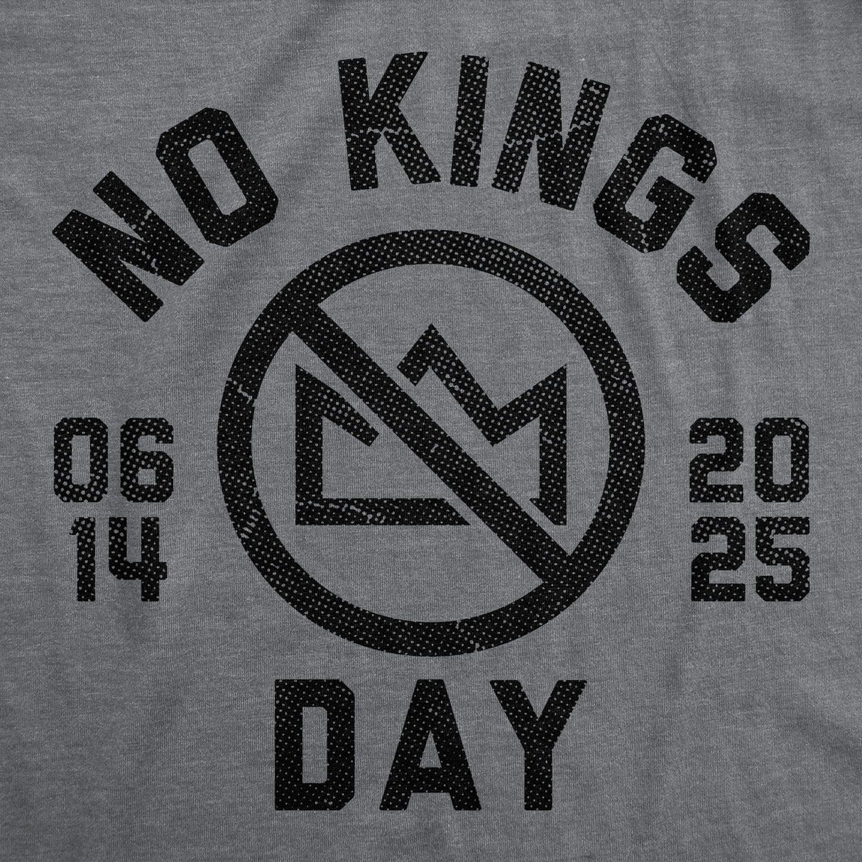 Mens Funny T Shirts No Kings Day Sarcastic Anti Trump Protest Graphic Novelty Tee for Men