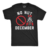 Mens Funny T Shirts No Nut December Sarcastic Nut Cracker Graphic Novelty Christmas Tee For Men