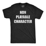Mens Funny T Shirts Non Playable Character Sarcastic NPC Graphic Novelty Tee for Men
