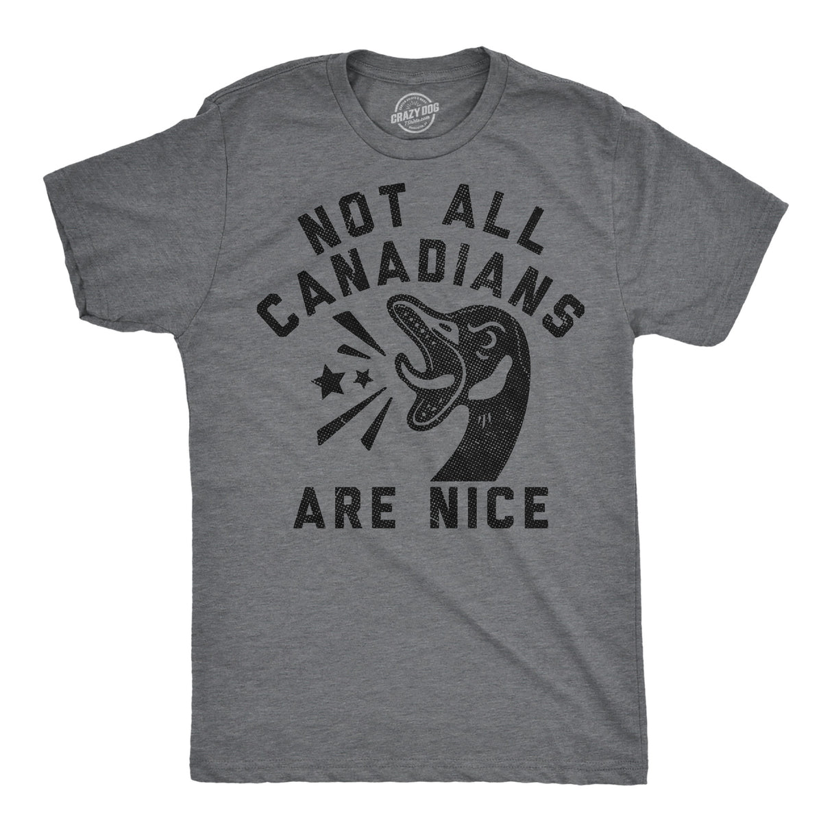 Mens Funny T Shirts Not All Canadians Are Nice Sarcastic Goose Graphic Novelty Tee for Men