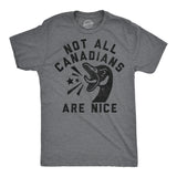 Mens Funny T Shirts Not All Canadians Are Nice Sarcastic Goose Graphic Novelty Tee for Men