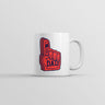 Number One Dad Foam Finger Mug Funny Sarcastic Fathers Day Graphic Novelty Coffee Cup-11oz