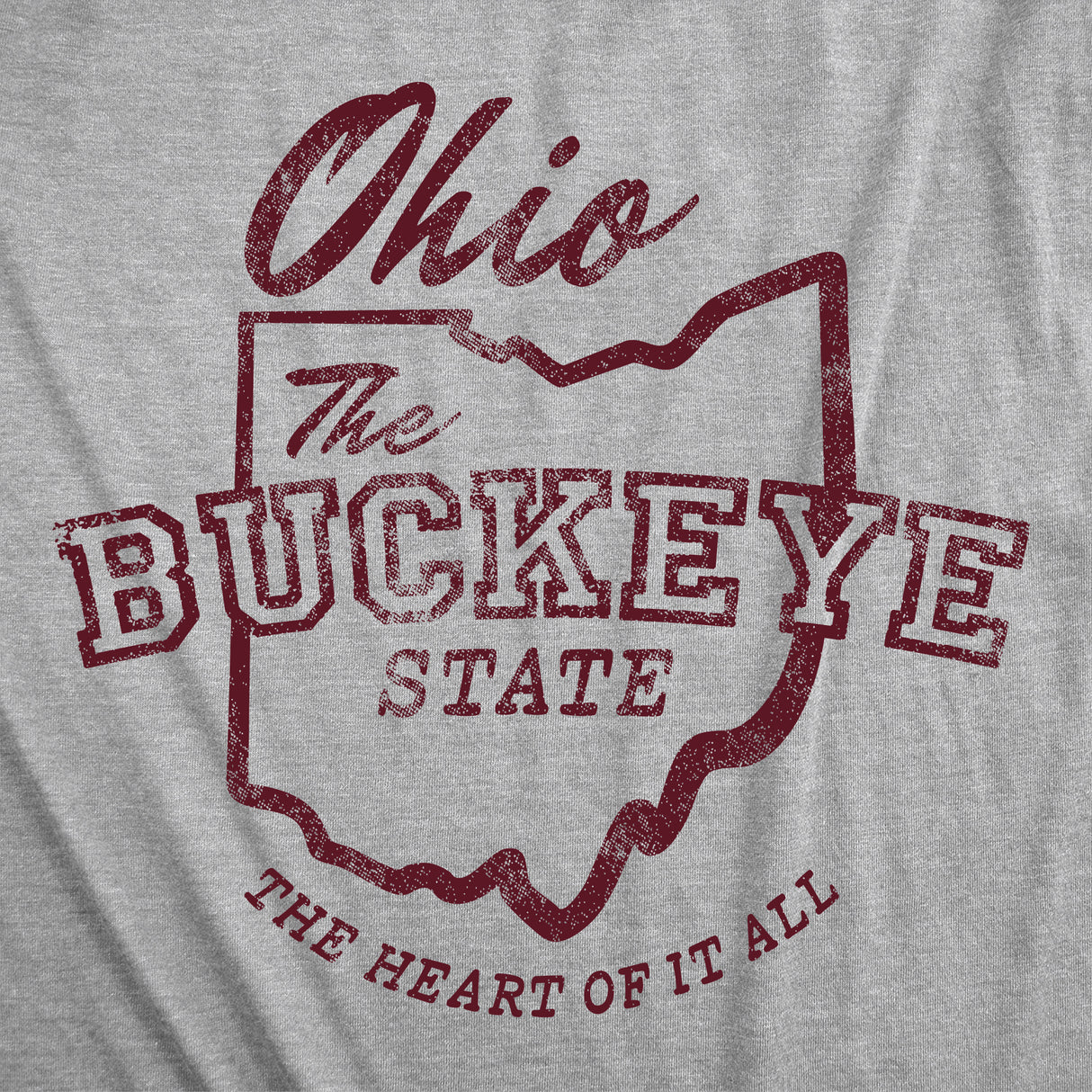 Mens Funny T Shirts Ohio The Buckeye State Sarcastic Graphic Novelty Tee For Men