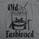 Mens Funny T Shirts Old Fashioned Sarcastic Liquor Graphic Novelty Tee for Men