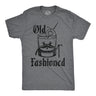 Mens Funny T Shirts Old Fashioned Sarcastic Liquor Graphic Novelty Tee for Men