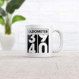 Oldometer 39 to 40 Mug Funny Sarcastic Birthday Graphic Novelty Coffee Cup-11oz