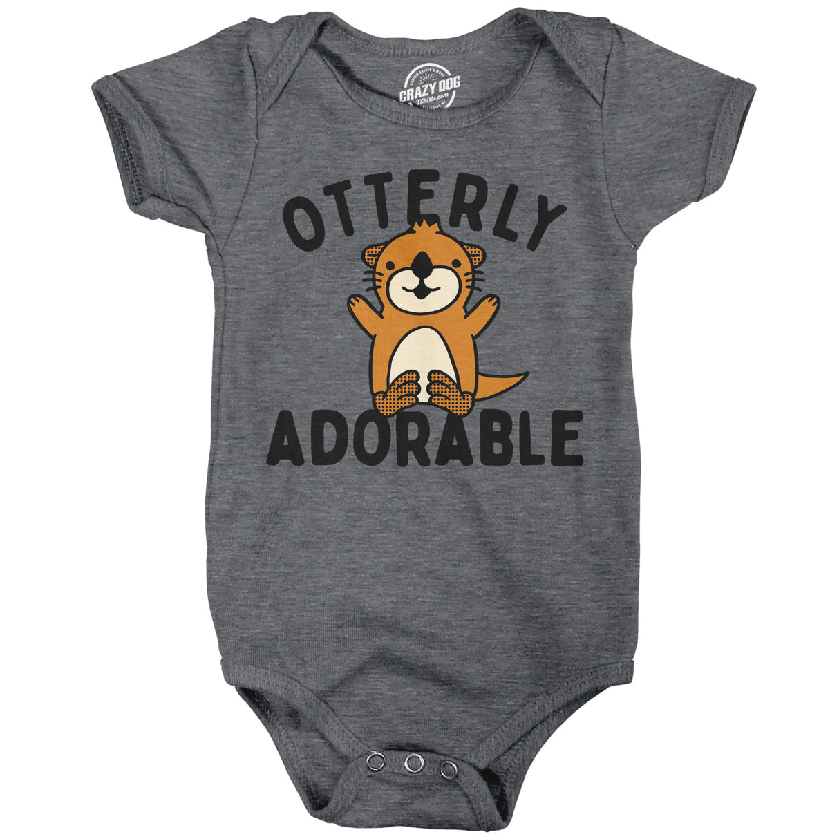 Otterly Adorable Baby Bodysuit Funny Sarcastic Cute Otter Graphic Jumper for Infants
