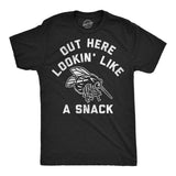 Mens Funny T Shirts Out Here Lookin Like A Snack Sarcastic Mosquito Graphic Novelty Tee for Men