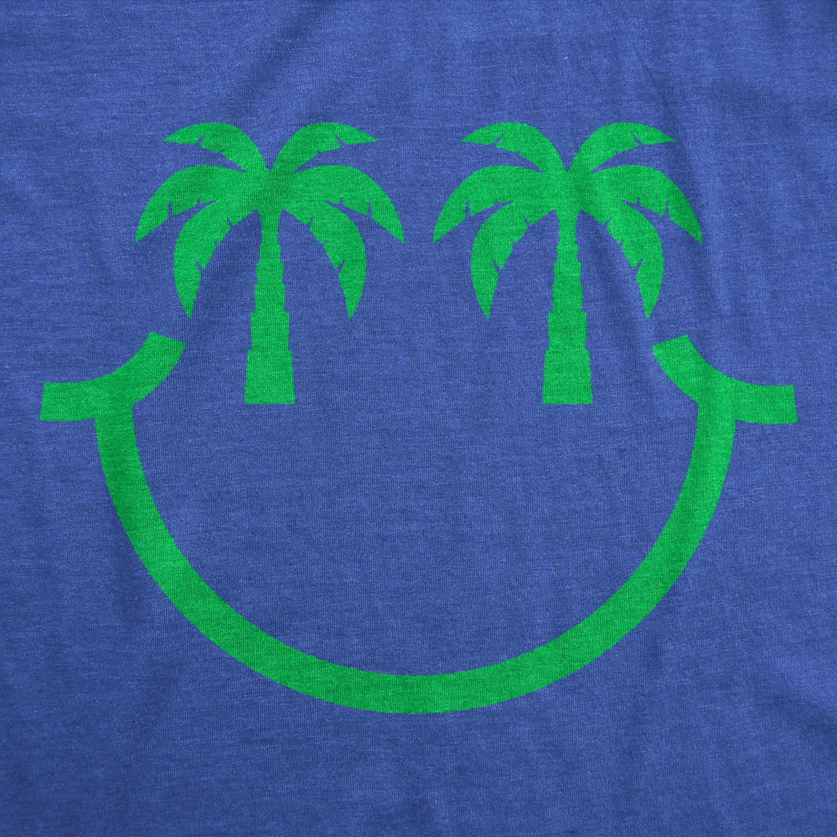 Womens  Funny T Shirts Palm Tree Eyes Smile Sarcastic Vacation Graphic Novelty Tee for Ladies
