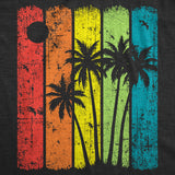 Mens Funny T Shirts Palm Trees Sarcastic Vacation Graphic Novelty Tee for Men