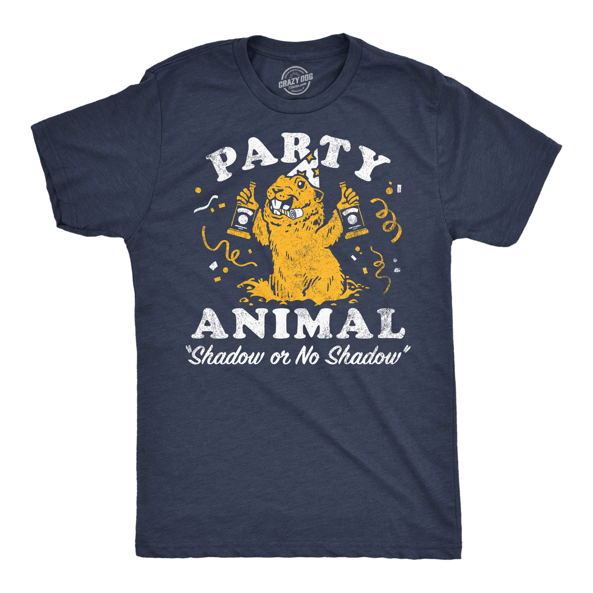 Mens Funny T Shirts Party Animal Sarcastic Partying Graphic Novelty Tee for Men