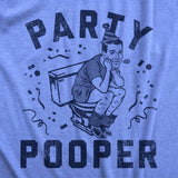 Mens Funny T Shirts Party Pooper Sarcastic Graphic Novelty Tee for Men