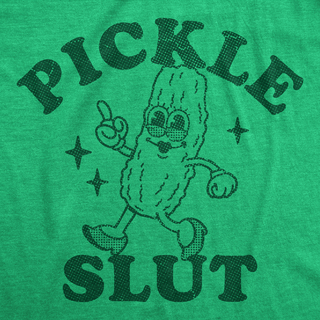 Womens Funny T Shirts Pickle Slut Sarcastic Graphic Novelty Tee for Ladies