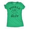 Womens Funny T Shirts Pickle Slut Sarcastic Graphic Novelty Tee for Ladies