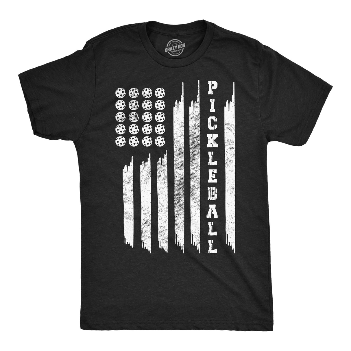 Mens Funny T Shirts Pickleball American Flag Sarcastic Fourth Of July Graphic Novelty Tee for Men
