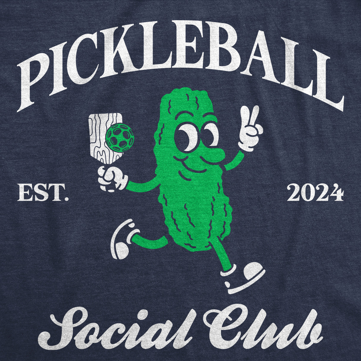 Womens Funny T Shirts Pickleball Social Club Sarcastic Graphic Novelty Tee for Ladies