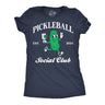 Womens Funny T Shirts Pickleball Social Club Sarcastic Graphic Novelty Tee for Ladies