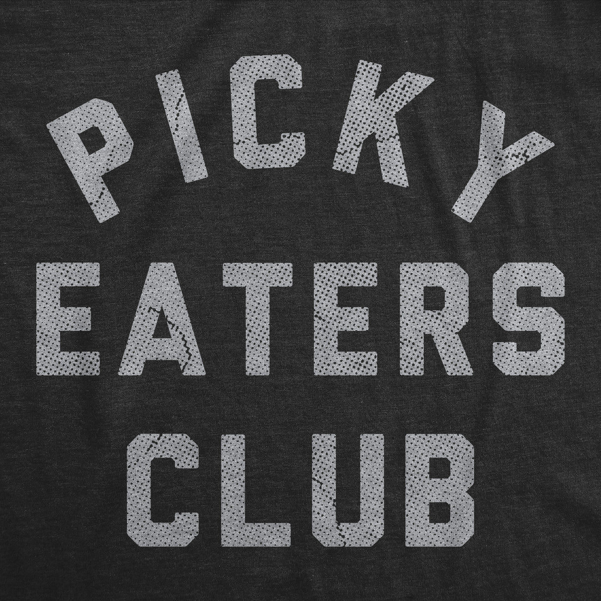 Youth Funny T Shirts Picky Eaters Club Sarcastic Food Graphic Novelty Tee for Kids
