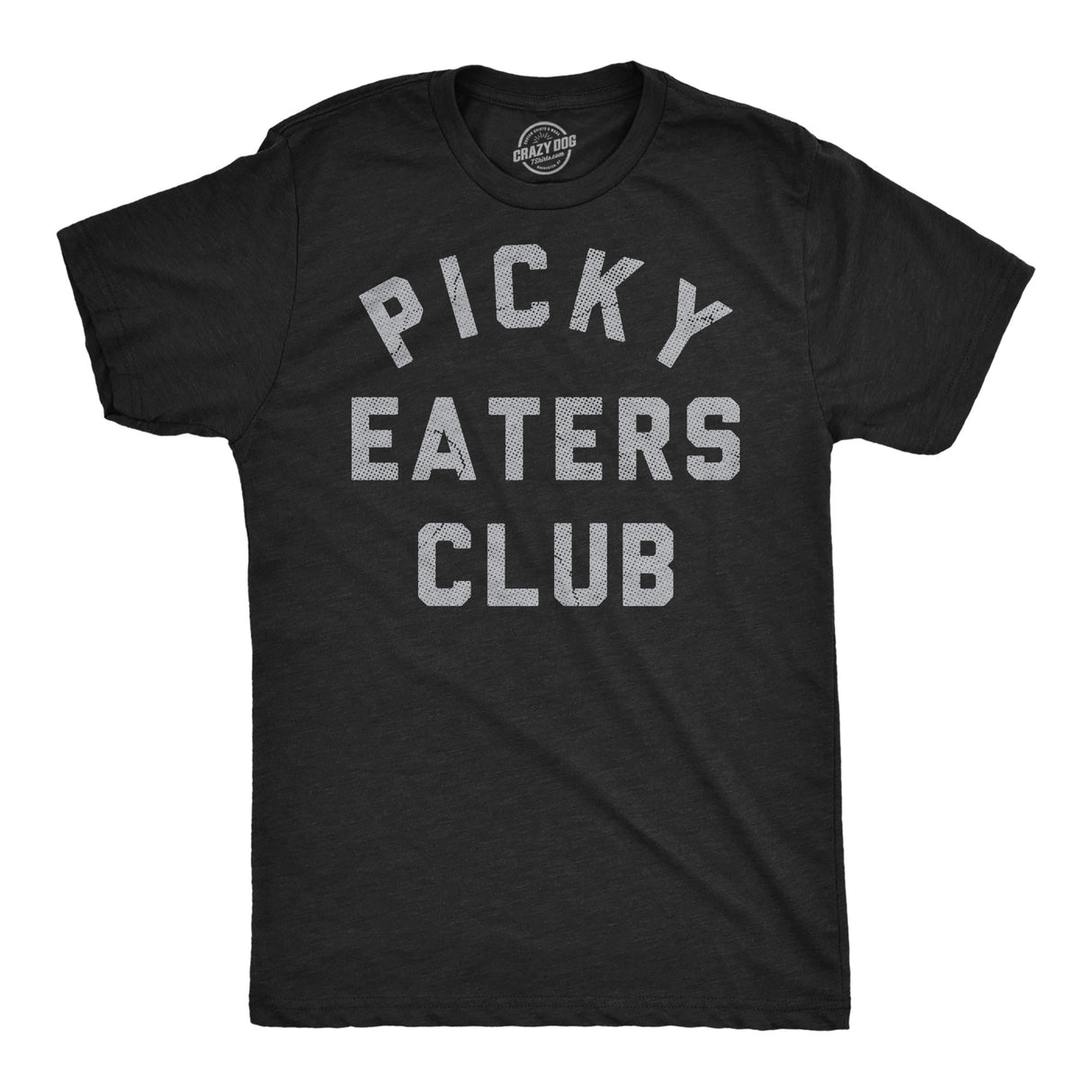 Mens Funny T Shirts Picky Eaters Club Sarcastic Food Graphic Novelty Tee for Men