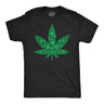 Mens Funny T Shirts Pot Leaf Of Clovers Sarcastic 420 St Patricks Day Graphic Tee for Men