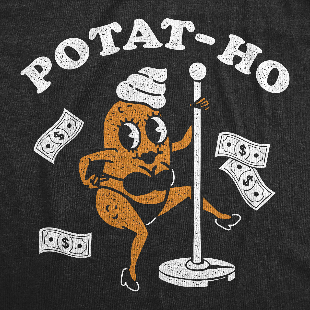 Womens Funny T Shirts Potat Ho Sarcastic Potato Graphic Novelty Tee for Ladies