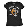 Womens Funny T Shirts Potat Ho Sarcastic Potato Graphic Novelty Tee for Ladies