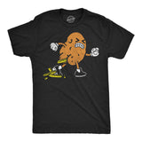 Mens Funny T Shirts Potato Pooping French Fries Sarcastic Food Graphic Novelty Tee for Men