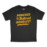 Youth Funny T Shirts Powered By Butter Noodles Sarcastic Food Graphic Novelty Tee for Kids