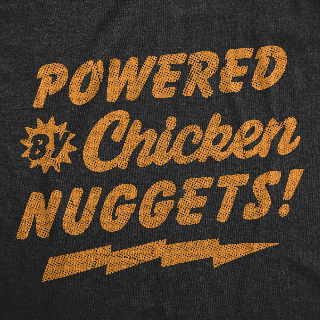 Powered By Chicken Nuggets Baby Bodysuit Funny Sarcastic Food Graphic Novelty Jumper for Infants