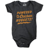 Powered By Chicken Nuggets Baby Bodysuit Funny Sarcastic Food Graphic Novelty Jumper for Infants