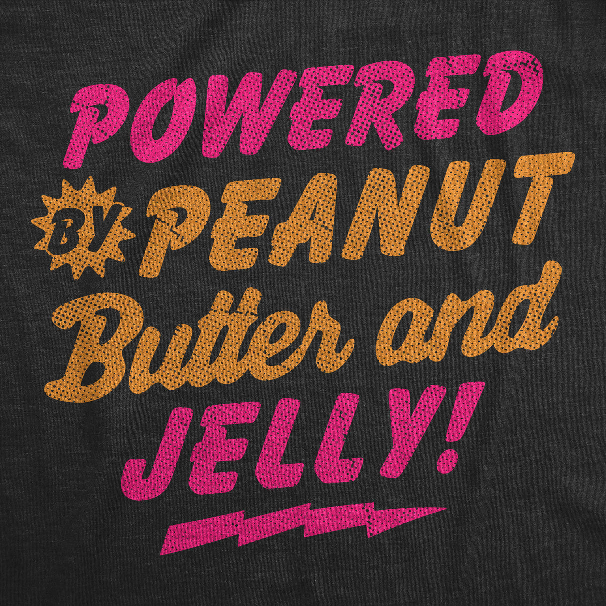 Powered By Peanut Butter and Jelly Baby Bodysuit Funny Sarcastic PB&J Graphic Novelty Jumper for Infants