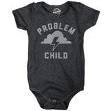 Problem Child Baby Bodysuit Funny Sarcastic Graphic Novelty Jumper for Infants