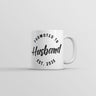 Promoted to Husband 2025 Mug Funny Sarcastic Marriage Graphic Novelty Coffee Cup-11oz