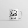 Promoted to Auntie 2025 Mug Funny Sarcastic Family New Baby Graphic Novelty Coffee Cup-11oz