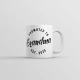 Promoted to Grandma 2025 Mug Funny Sarcastic Family New Baby Graphic Novelty Coffee Cup-11oz