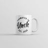 Promoted to Uncle 2025 Mug Funny Sarcastic Family New Baby Graphic Novelty Coffee Cup-11oz