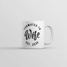 Promoted to Wife 2025 Mug Funny Sarcastic Family Marriage Graphic Novelty Coffee Cup-11oz