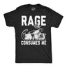 Mens Funny T Shirts Rage Consumes Me Sarcastic Kitten Graphic Novelty Tee for Men