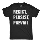 Mens Resist T Shirts Political Anti Authority Protest Tees Rebel Rally March Shirts