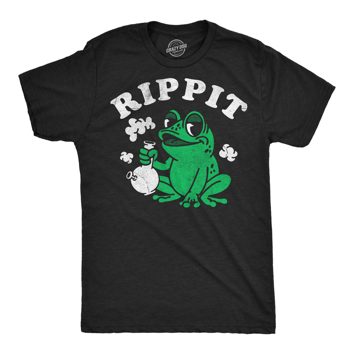 Mens Funny T Shirts Rippit Sarcastic 420 Frog Graphic Novelty Tee for Men