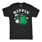 Mens Funny T Shirts Rippit Sarcastic 420 Frog Graphic Novelty Tee for Men