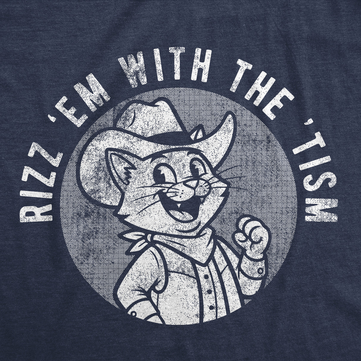 Mens Funny T Shirts Rizz Em With The Tism Sarcastic Graphic Novelty Tee For Men