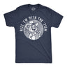 Mens Funny T Shirts Rizz Em With The Tism Sarcastic Graphic Novelty Tee For Men