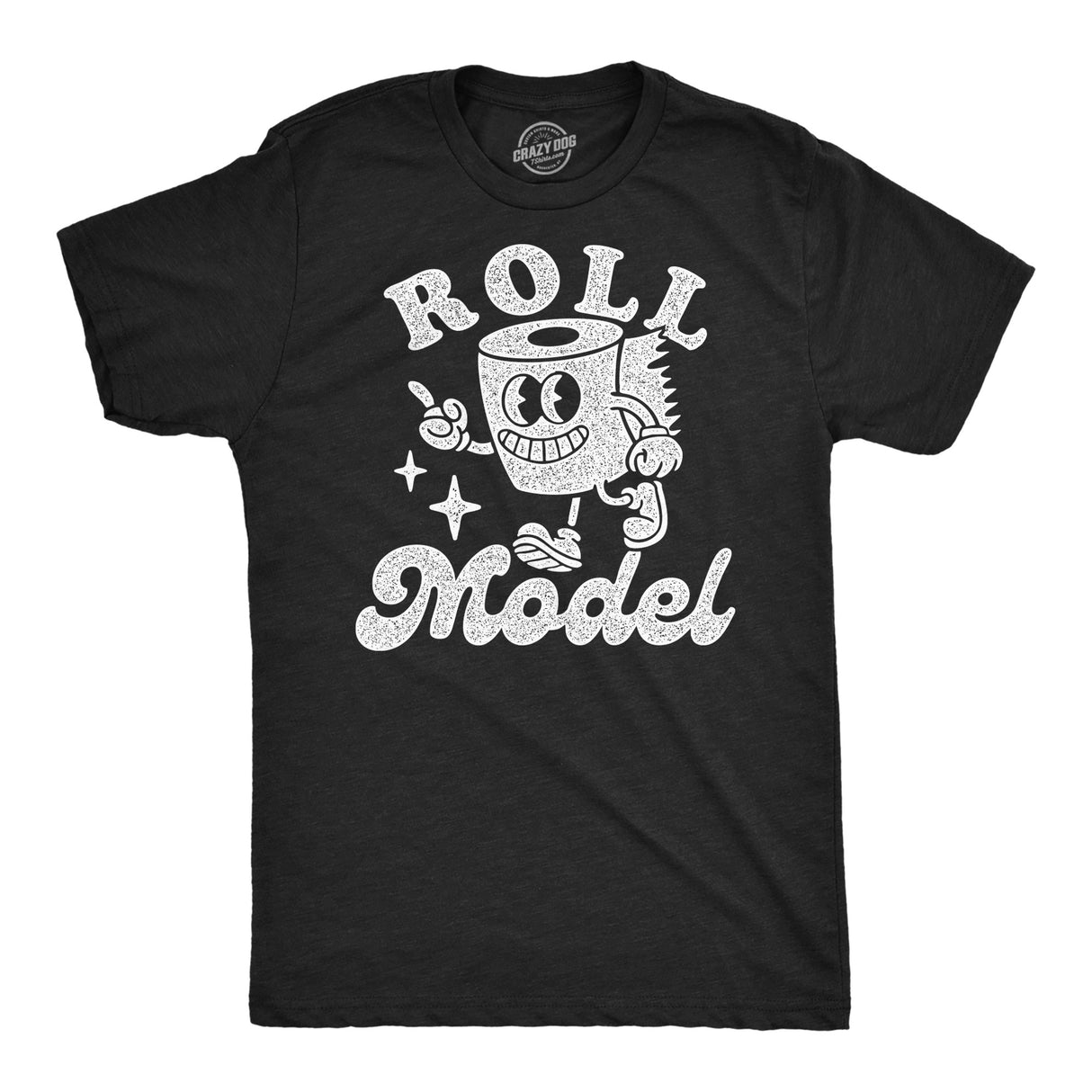 Mens Funny T Shirts Roll Model Sarcastic Toilet Paper Graphic Novelty Tee for Men