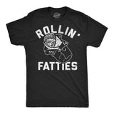 Mens Funny T Shirts Rollin Fatties Sarcastic Burrito Graphic Novelty Tee for Men