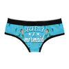 Womens Secretly A Mermaid Bikini Brief Panties Funny Graphic Underwear Ladies