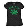 Womens Funny T Shirts Sex Pot Sarcastic 420 Graphic Novelty Tee for Ladies