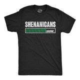Mens Funny T Shirts Shenanigans Loading Sarcastic St Patricks Day Graphic Novelty Tee for Men
